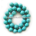 14MM Magnesite turquesa contas redondas